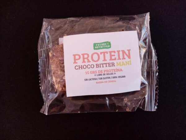 Barra Protein Choco Bitter Maní 1 Unidad